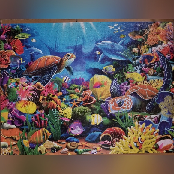 Ceaco Sea of Beauty Jigsaw Puzzle Gerald Newton 1500 Missing 1 Piece - Picture 6 of 12